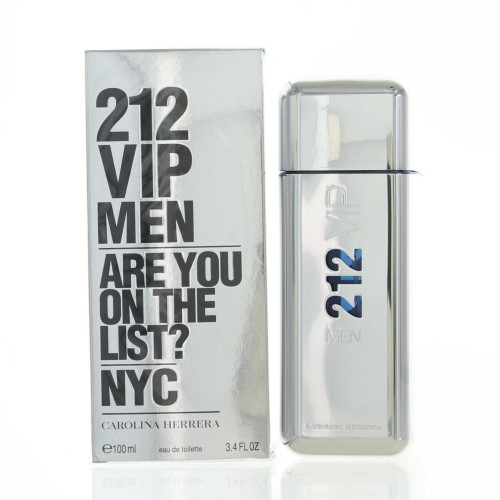 212 Vip by Carolina Herrera Box for Men 3.4 Oz Eau De Toilette Spray