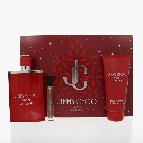 Jimmy Choo Man Extreme by Jimmy Choo Gift Set for Men 3.3 Oz Eau De Parfum Spray