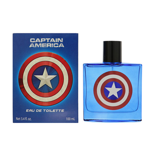 Captain America by Marvel Box for Children 3.4 Oz Eau De Toilette Spray