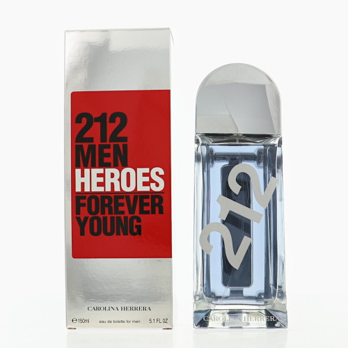 212 Heroes Forever Young by Carolina Herrera Box for Men 5.1 Oz Eau De Toilette Spray