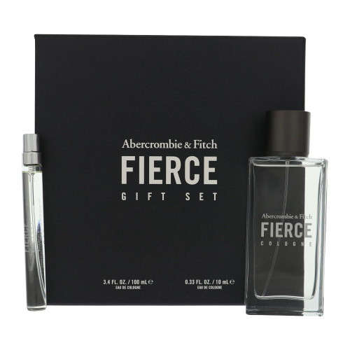 Abercrombie & Fitch Fierce by Abercrombie & Fitch Gift Set for Men 2 Piece Gift Set - 3.4 Oz Eau De Cologne Spray, 0.33 Oz Eau De Cologne Spray