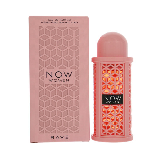 Rave Now Pink by Lattafa Box for Women 3.4 Oz Eau De Parfum Spray