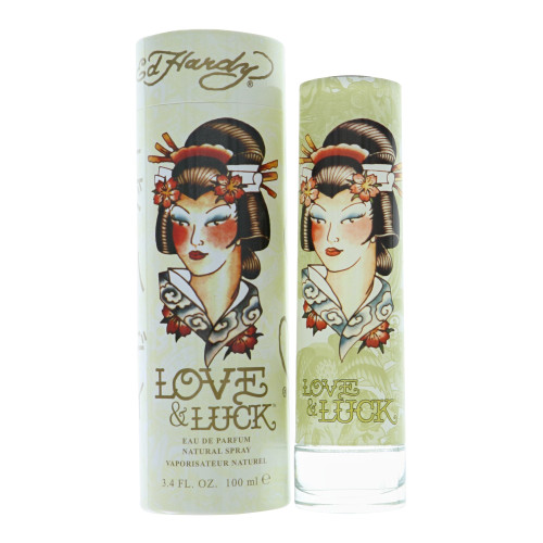 Ed Hardy Love & Luck by Christian Audigier Box for Women 3.4 Oz Eau De Parfum Spray