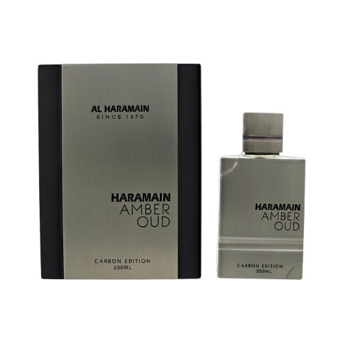 Amber Oud Carbon by Al Haramain Box for Men 6.7 Oz Eau De Parfum Spray