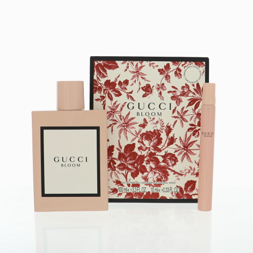 Gucci Bloom by Gucci Gift Set for Women 2 Piece Set For Women: 3 Oz Eau De Parfum Spray, 0.33 Oz Eau De Parfum Spray