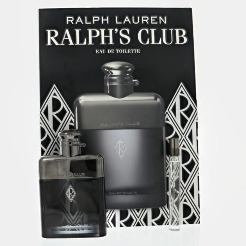 Ralph's Club by Ralph Lauren Gift Set for Men 2 Piece Set For Men: 3.4 Oz Eau De Toilette Spray, 0.34 Oz Eau De Toilette Spray