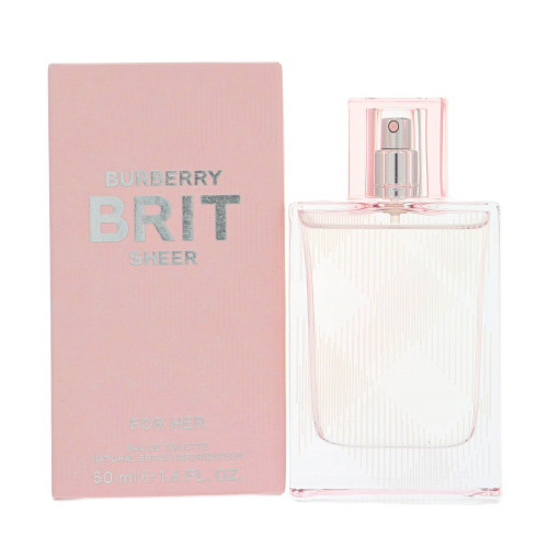 Burberry Brit Sheer by Burberry Box for Women 1.6 Oz Eau De Toilette Spray