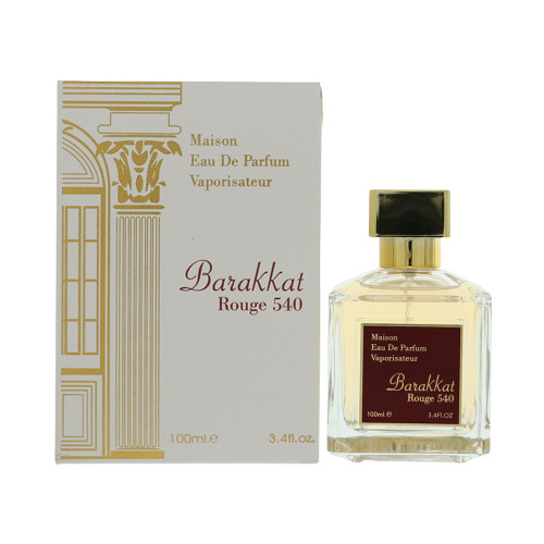 Barakkat Rouge 540 by Fragrance World Box for Men 3.4 Oz Eau De Parfum Spray