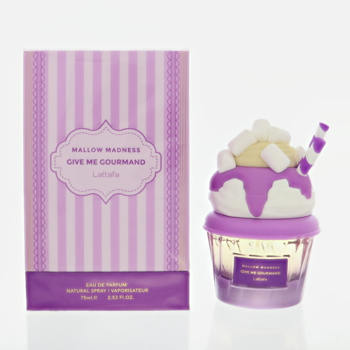 Give Me Gourmand Mallow Madness by Lattafa Box for Men 2.53 Oz Eau De Parfum Spray
