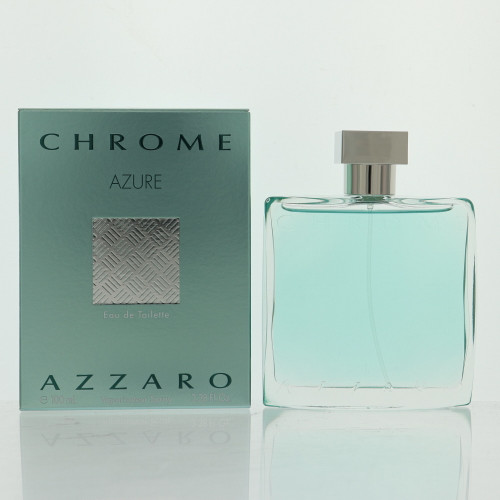 Chrome Azure by Azzaro Box for Men 3.38 Oz Eau De Toilette Spray