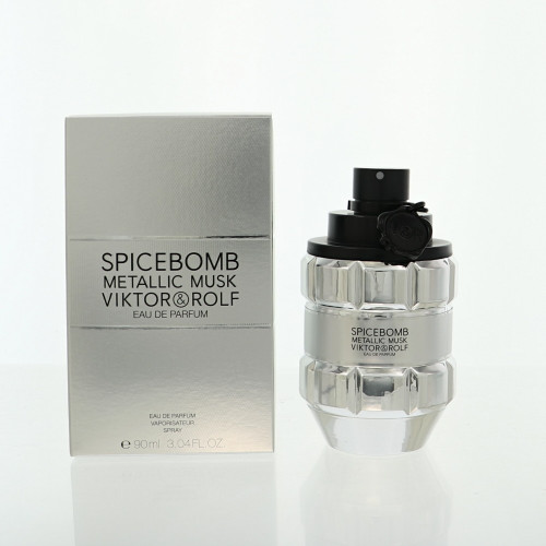 Spicebomb Metallic Musk by Viktor & Rolf Box for Men 3.04 Oz Eau De Parfum Spray