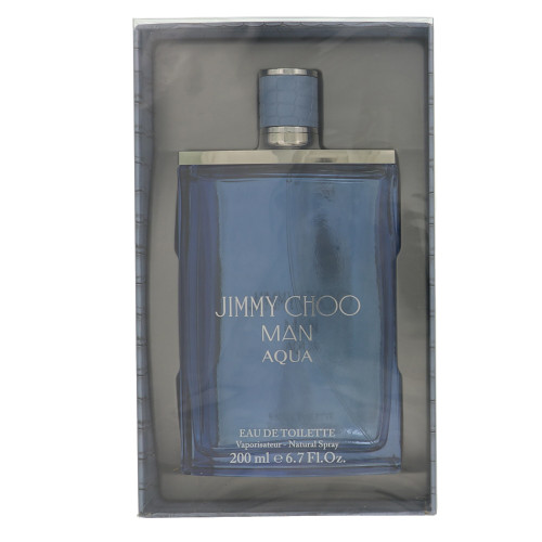 Jimmy Choo Man Aqua by Jimmy Choo Box for Men 6.7 Oz Eau De Toilette Spray