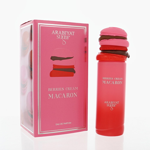 Berries Cream Macaron by Arabiyat Sugar Box for Men 3.4 Oz Eau De Parfum Spray