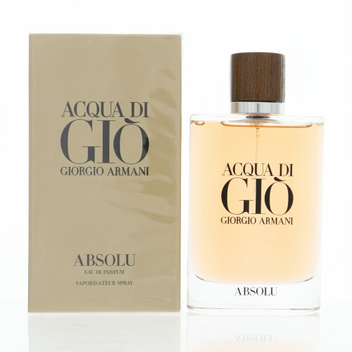 Acqua Di Gio Absolu by Giorgio Armani Box for Men 4.2 Oz Eau De Parfum Spray