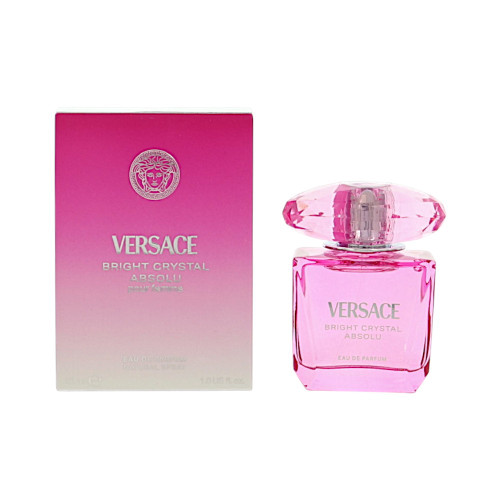 Bright Crystal Absolu by Versace Box for Women 1 Oz Eau De Parfum Spray