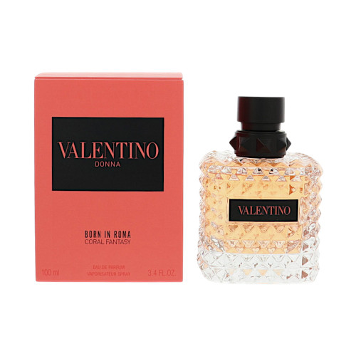 Born In Roma Coral Fantasy by Valentino Box for Women 3.4 Oz Eau De Parfum Spray