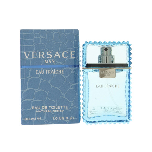 Versace Eau Fraiche by Versace Box for Men 1 Oz Eau De Toilette Spray
