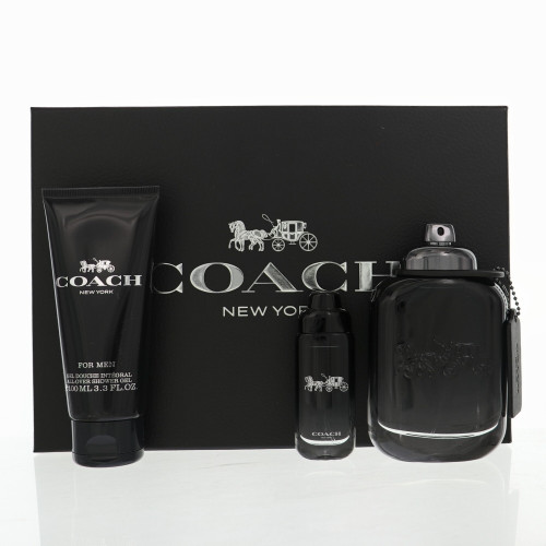 Coach New York by Coach Gift Set for Men 3.3 Oz Eau De Toilette Spray