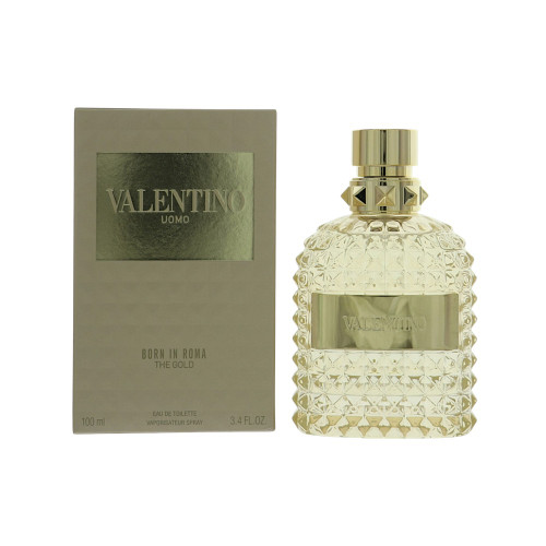 Born In Roma Gold by Valentino - 3.4 oz Eau De Toilette Spray bottle for Men