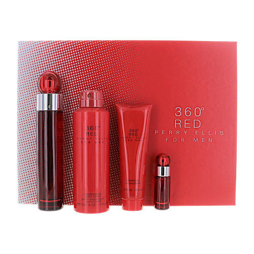 Perry Ellis 360 Red by Perry Ellis - 4 Piece Set bottle for Men