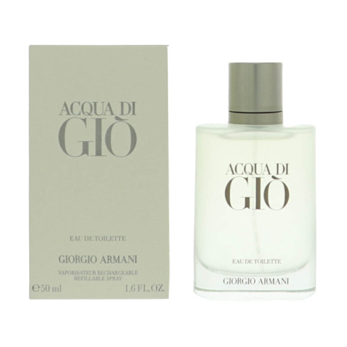 Acqua Di Gio by Giorgio Armani Box for Men 1.6 Oz Eau De Toilette Spray