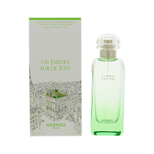 Un Jardin Sur Le Toit by Hermes Box for Women 3.3 Oz Eau De Toilette Spray