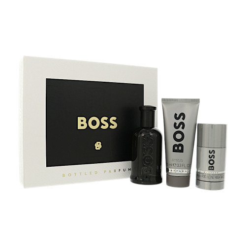 Boss #6 by Hugo Boss Gift Set for Men 3Pc Gift Set- 3.3Oz Parfum Spray, 3.3Oz Shower Gel,2.4Oz Deodorant Stick Oz