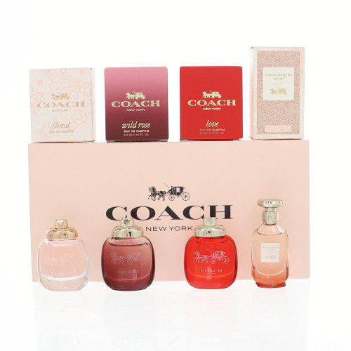 Coach New York by Coach Gift Set for Women 0.15 Oz Floral Eau De Parfum Splash
