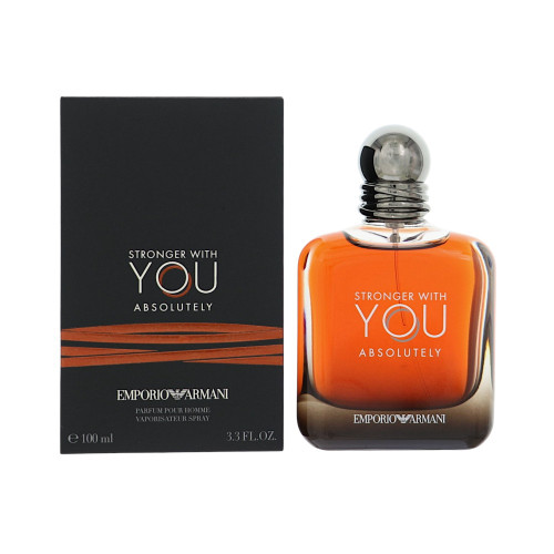 Emporio Armani Stronger With You Absolutely by Giorgio Armani Box for Men 3.3 Oz Eau De Parfum Spray