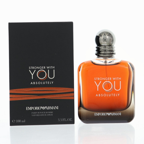 Emporio Armani Stronger With You Absolutely by Giorgio Armani Box for Men 3.3 Oz Eau De Parfum Spray