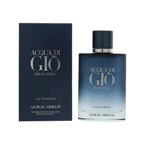 Acqua Di Gio Profondo by Giorgio Armani Box for Men 3.3 Oz Eau De Parfum Spray
