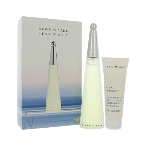 L'eau D'issey by Issey Miyake Gift Set for Women 2 Piece Set For Women: 3.3 Oz Eau De Toilette Spray, 2.6 Oz Moisturising Body Cream