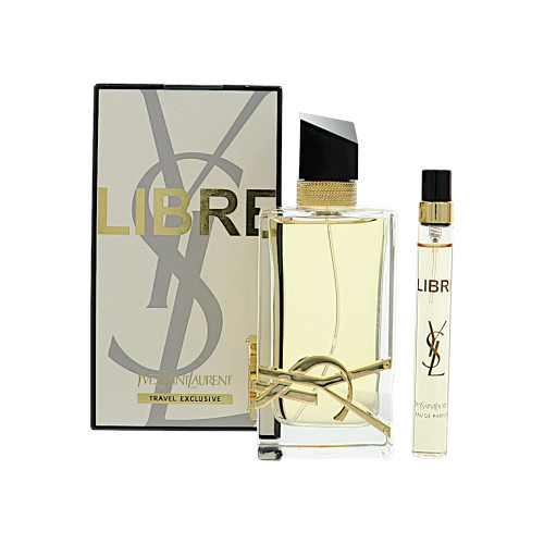 Libre by Yves Saint Laurent Gift Set for Women 2 Piece Gift Set For Women - 3.3 Oz Eau De Parfum Spray, 0.33 Oz Eau De Parfum Spray
