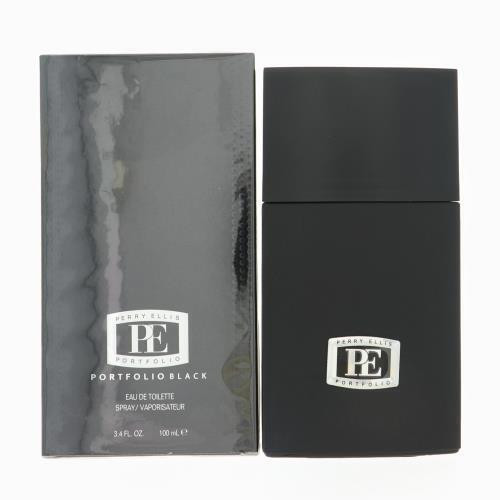 Portfolio Black by Perry Ellis Box for Men 3.4 Oz Eau De Toilette Spray