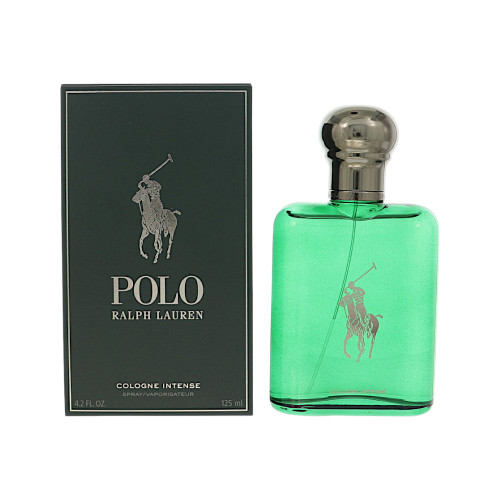 Polo Green by Ralph Lauren Box for Men 4.2 Oz Eau De Cologne Intense Spray
