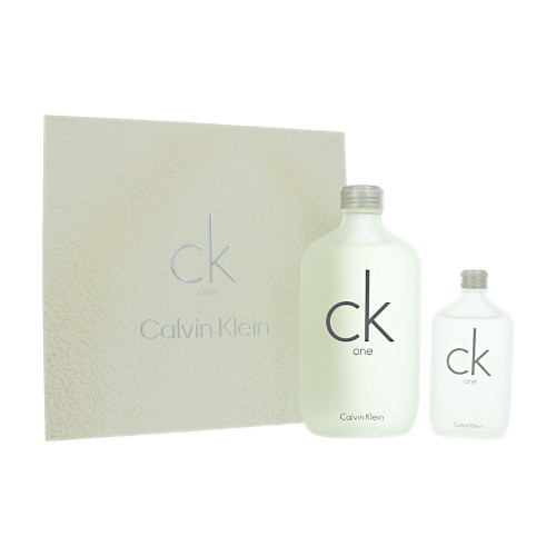 Ck One by Calvin Klein Gift Set for Unisex 2 Piece Gift Set For Unisex - 6.7 Oz Eau De Toilette Spray, 1.6 Oz Eau De Toilette Spray