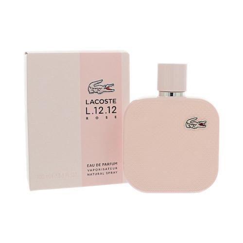 Lacoste L.12.12 Rose by Lacoste - 3.3 oz Eau De Parfum Spray bottle for Women