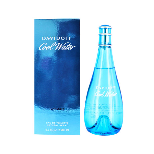 Cool Water by Davidoff Box for Women 6.7 Oz Eau De Toilette Spray