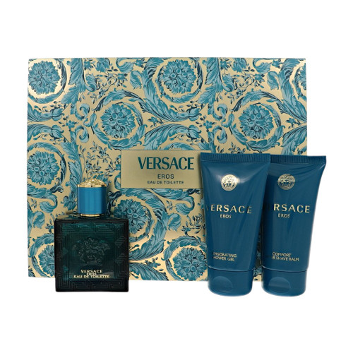 Versace Eros by Versace Gift Set for Men 1.7 Oz Eau De Toilette Spray