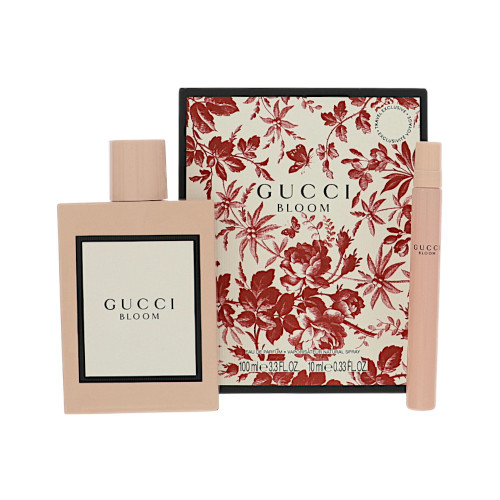 Gucci Bloom by Gucci Gift Set for Women 2 Piece Set For Women: 3 Oz Eau De Parfum Spray, 0.33 Oz Eau De Parfum Spray