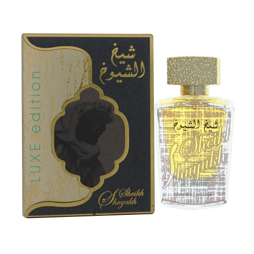 Sheikh Al Shuyukh Luxe Edition by Lattafa - 3.4 oz Eau De Parfum Spray bottle for Men