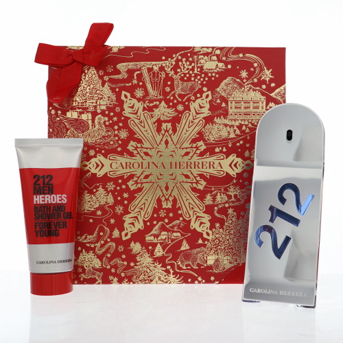 212 Men Heroes by Carolina Herrera Gift Set for Men 3 Oz Eau De Toilette Spray