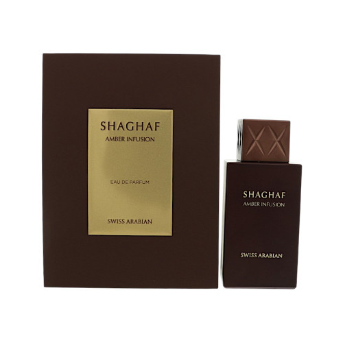 Shaghaf Amber Infusion by Swiss Arabian Box for Men 2.5 Oz Eau De Parfum Spray
