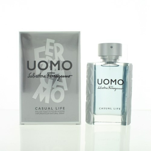 Uomo Casual Life by Salvatore Ferragamo Box for Men 3.4 Oz Eau De Toilette Spray