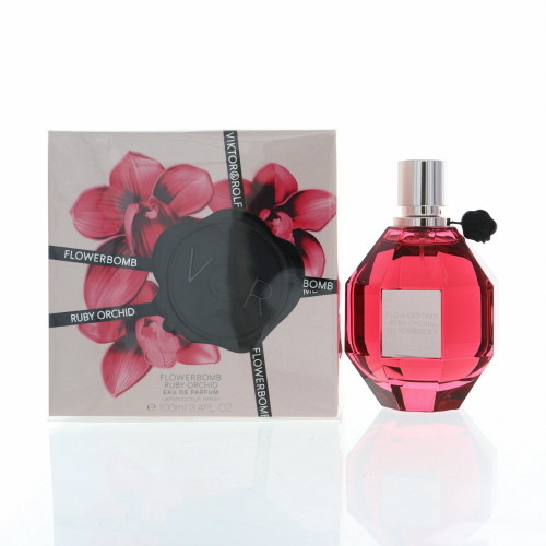 Flowerbomb Ruby Orchid by Viktor & Rolf Box for Women 3.4 Oz Eau De Parfum Spray