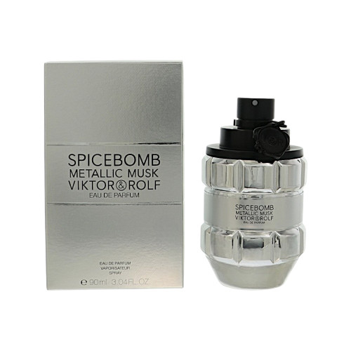 Spicebomb Metallic Musk by Viktor & Rolf Box for Men 3.04 Oz Eau De Parfum Spray