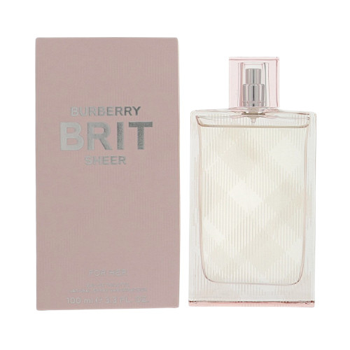 Burberry Brit Sheer by Burberry Box for Women 3.3 Oz Eau De Toilette Spray