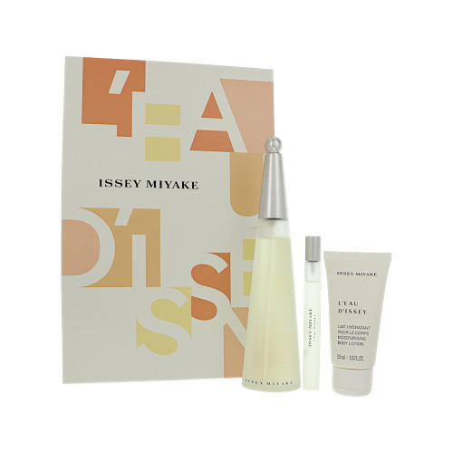 Issey Miyake L'eau D'issey by Issey Miyake Gift Set for Women 3.3 Oz Eau De Toilette Spray