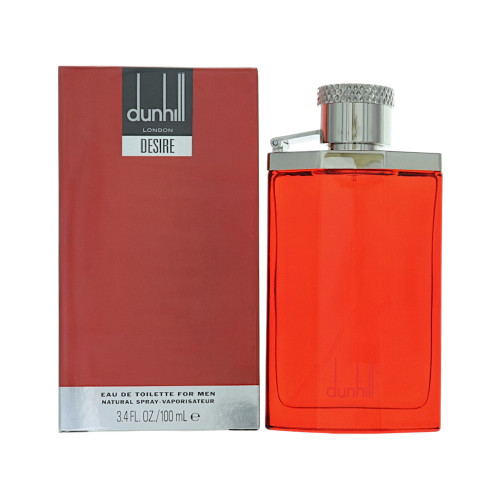 Dunhill Desire Red by Alfred Dunhill Box for Men 3.4 Oz Eau De Toilette Spray