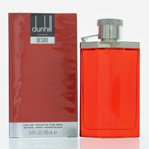 Dunhill Desire Red by Alfred Dunhill Box for Men 3.4 Oz Eau De Toilette Spray